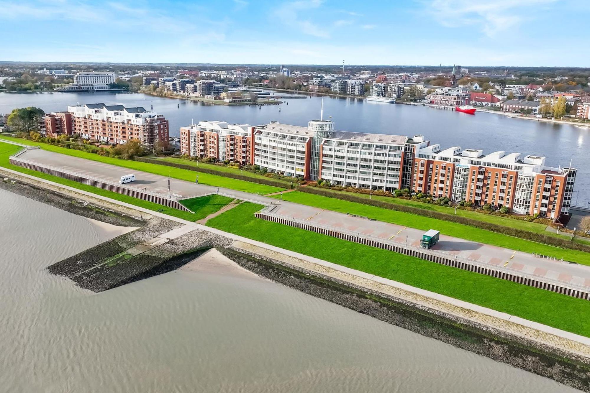 Strand-Apartment, Strandkorb, Meeresrauschen, Parkplatz Вильгельмсхафен Экстерьер фото